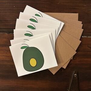 Blank Greeting Cards Fun Playful Art Custom Cards Thank you Notes Handcrafted